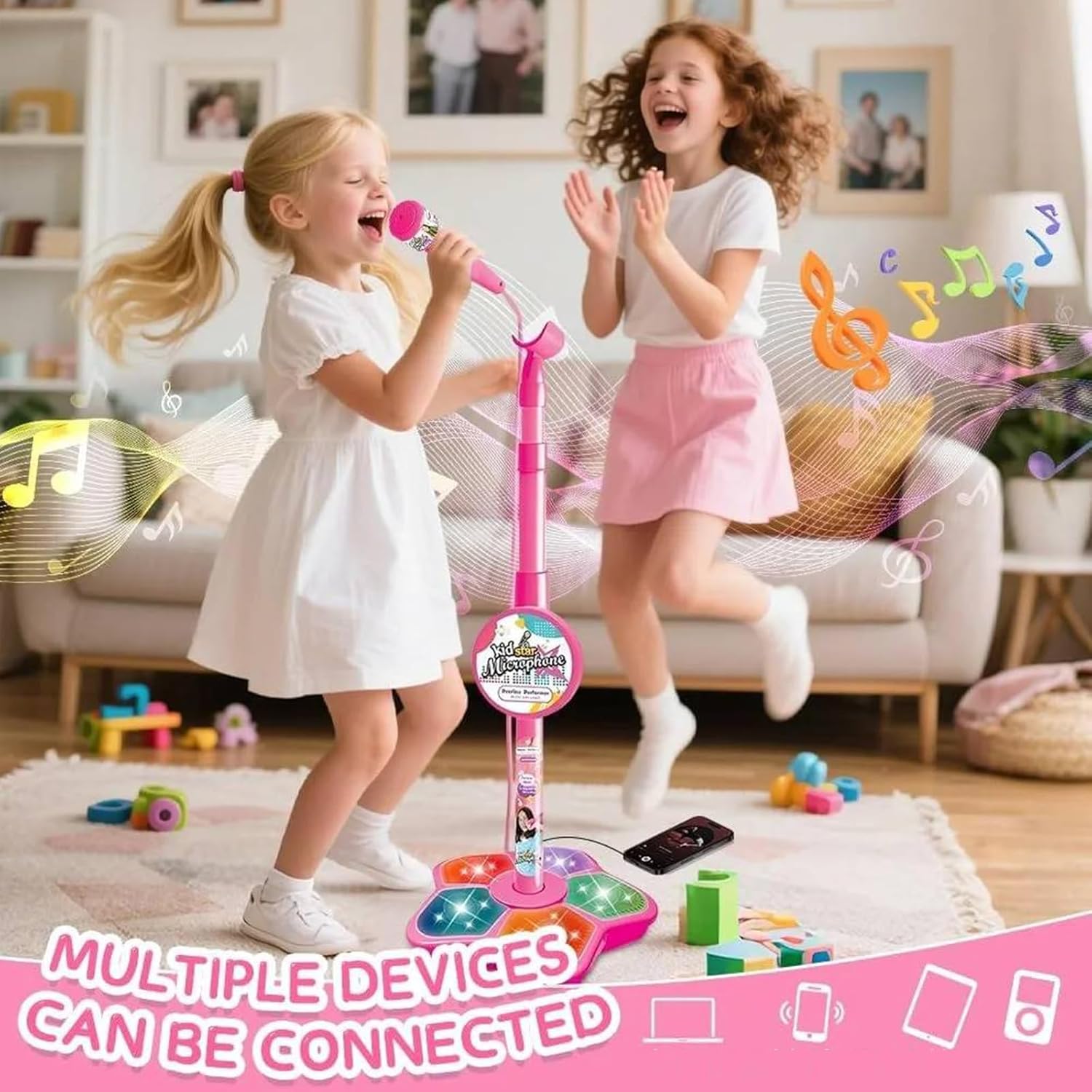 Kids Microphone Stand Toy Port - Kids Microphone Karaoke review and price