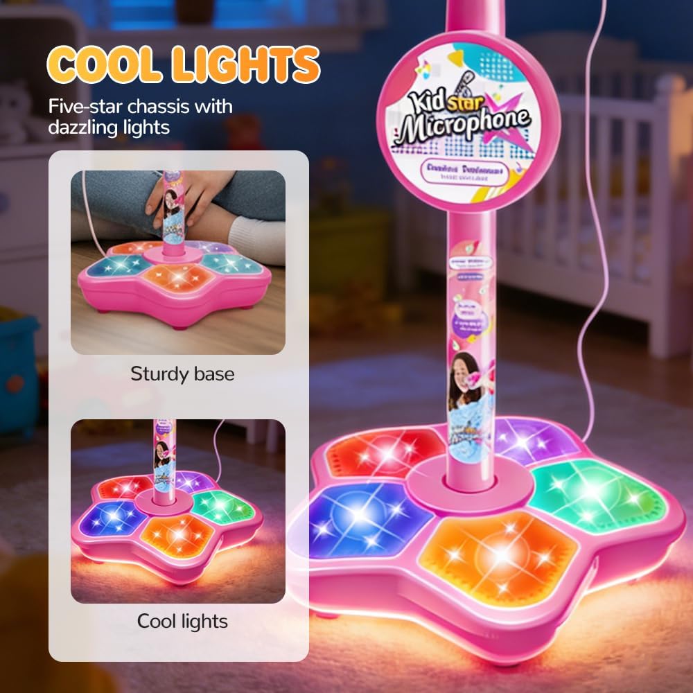 Kids Microphone Stand Toy Port - Kids Microphone Karaoke review and price