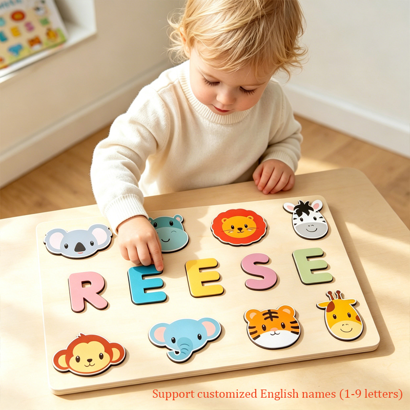 Montessori Personalised Wooden - Kids Toys Names review and price