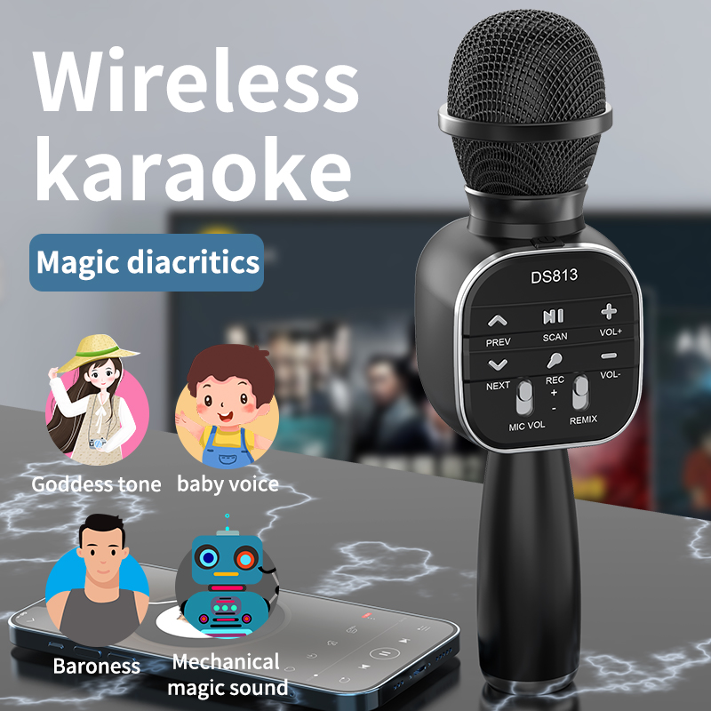 DS813 Wireless Bluetooth Karao - Kids Microphone Karaoke review and price