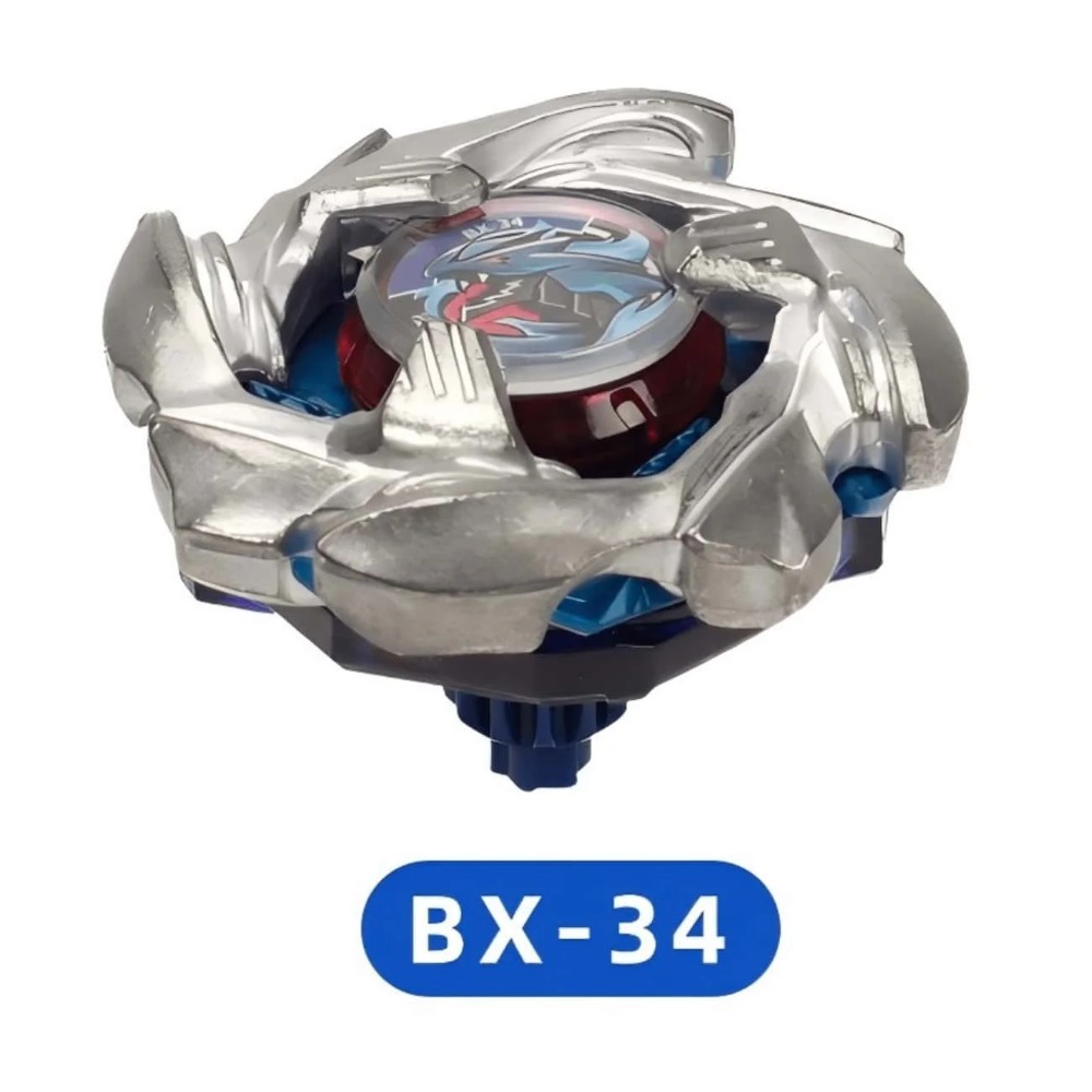 BX-34 Silver Blue Cobalt Drago - Spin Top Gyro Toy review and price