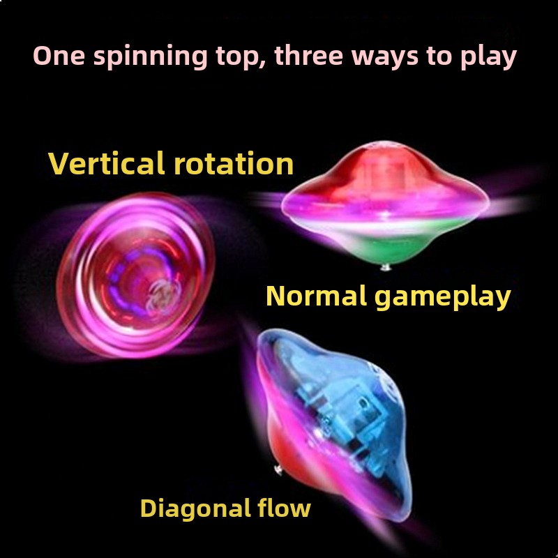UFO Flashing Music Gyro Electr - Spin Top Gyro Toy review and price