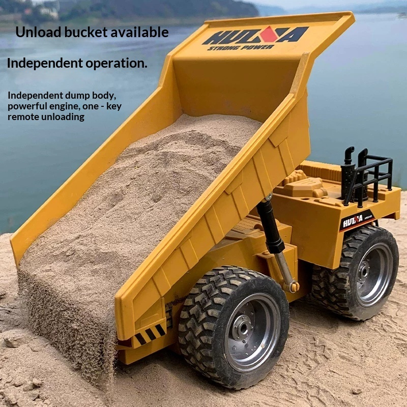 Huina 1534 RC Dump Truck 1/18  - Kids Toys Under $10 review and price