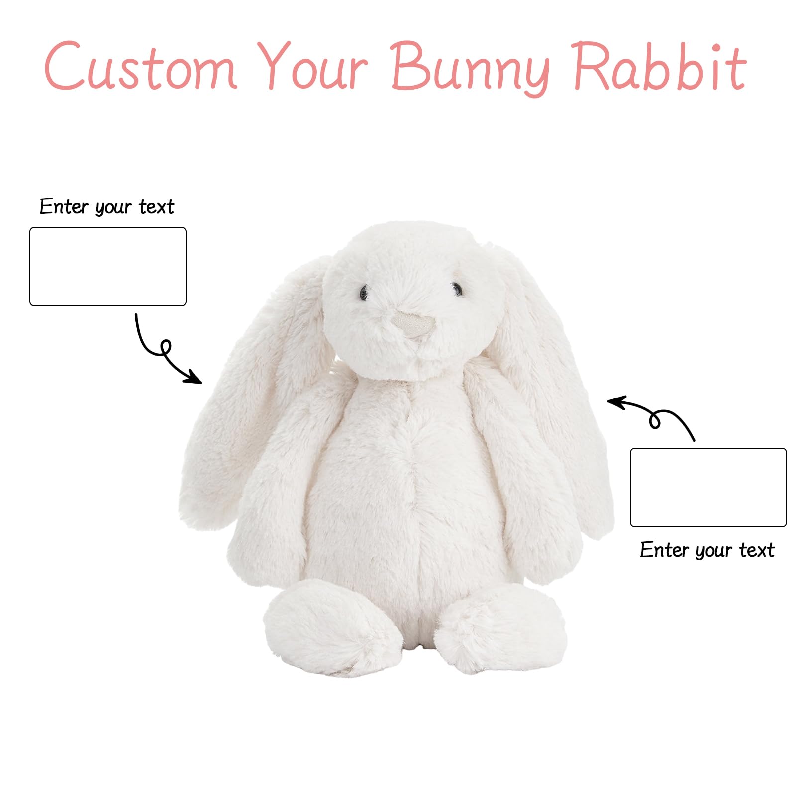 Embroidered Plush Bunny toys P - Kids Toys Names review and price