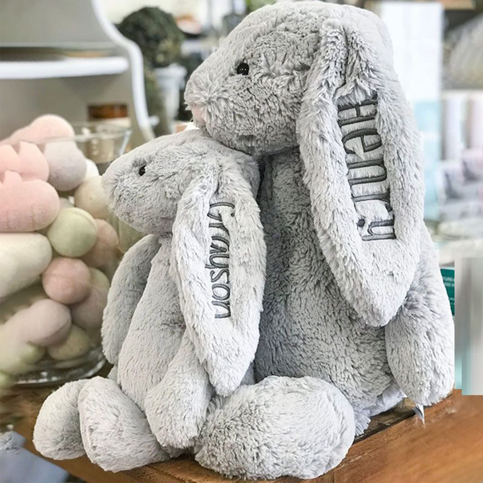 Embroidered Plush Bunny toys P - Kids Toys Names review and price
