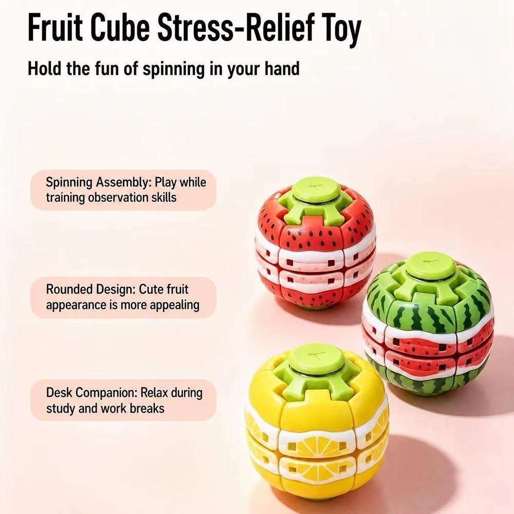 Fruit Can Press Spinning Top F - Spin Top Gyro Toy review and price
