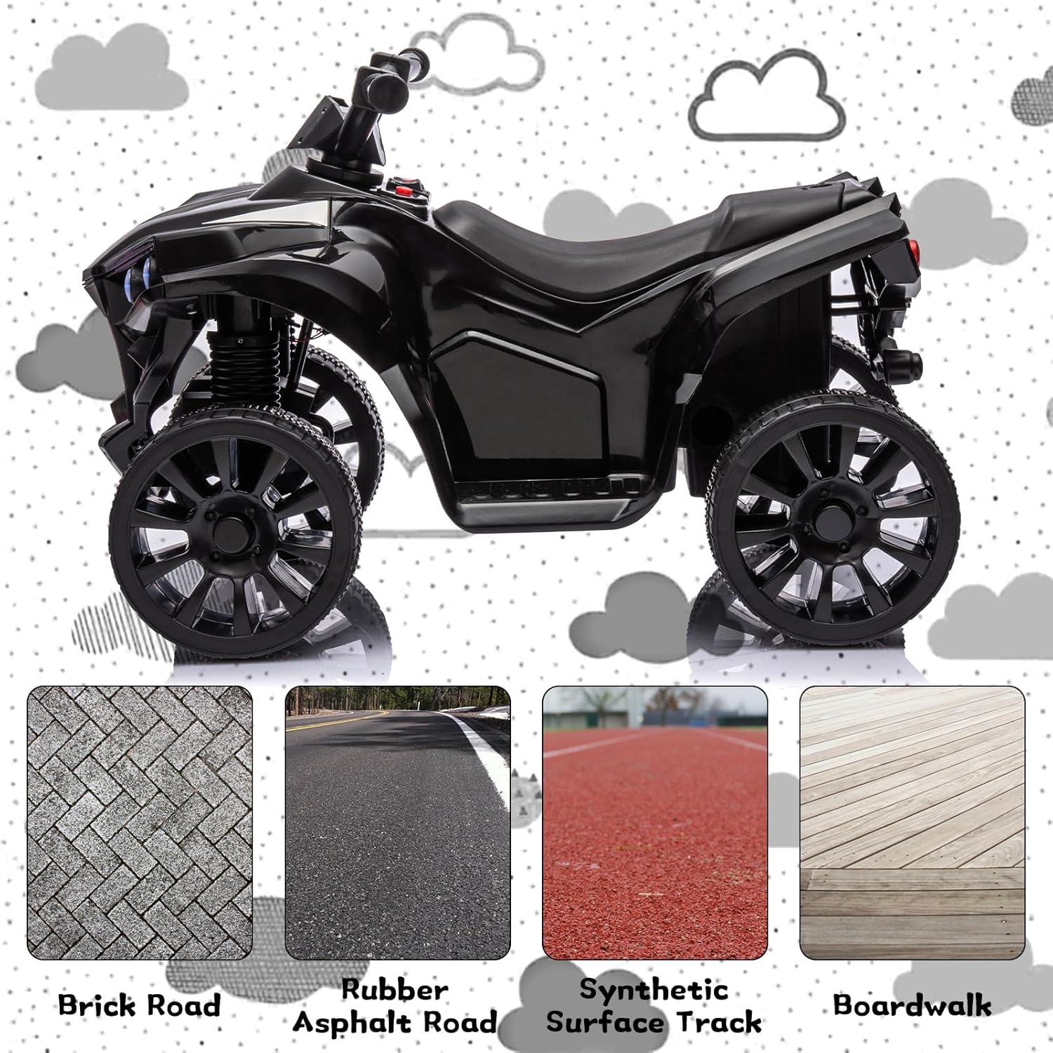 6V Ride on Toy, Kids ATV 4 Whe - Kids Toys Quad review and price