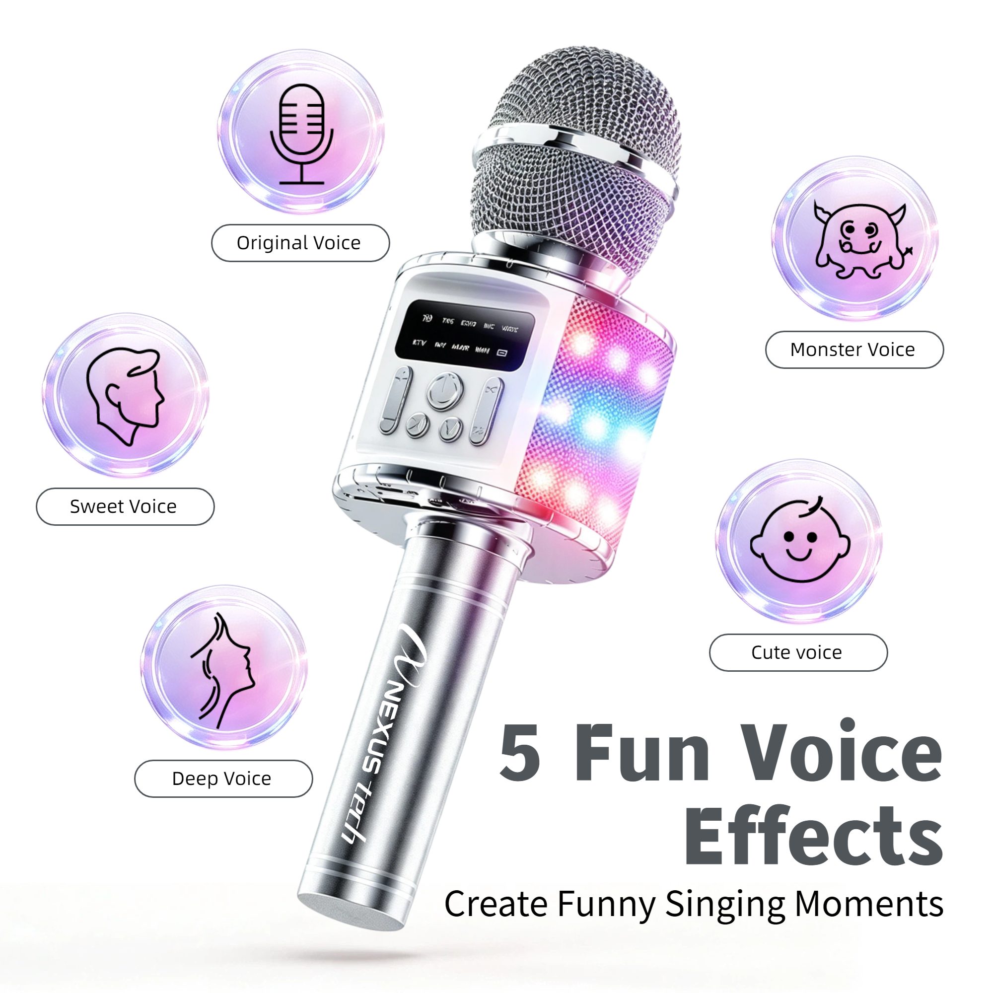 TWS Dual Wireless Karaoke Micr - Kids Microphone Karaoke review and price