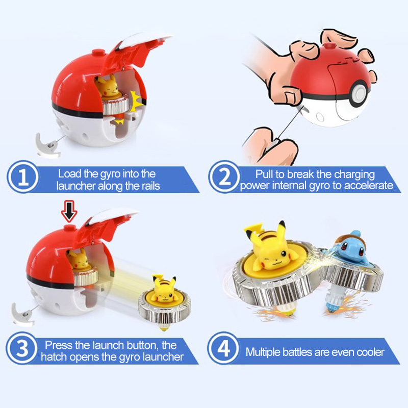 Pokemon spinning top ball toy  - Spin Top Gyro Toy review and price