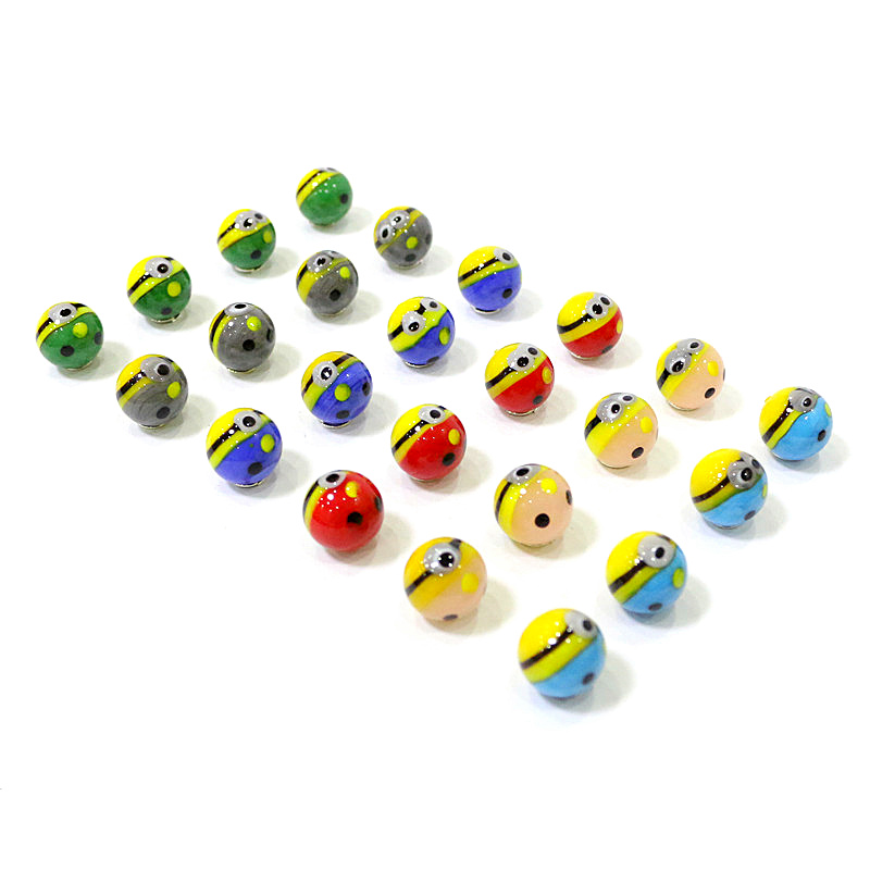 24Pcs Cute Rare Glass Marbles  - Kids Toys Cartoon Images review and price