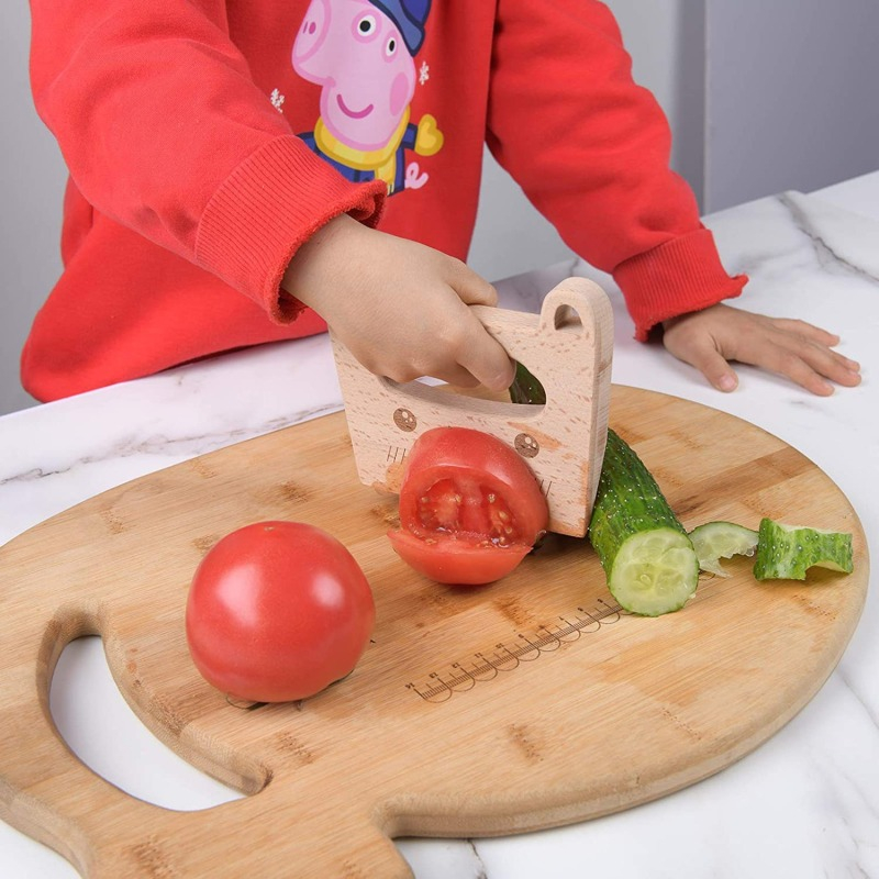 Wooden Kids Knife Cooking Toys - Kids Toys Kitchen review and price