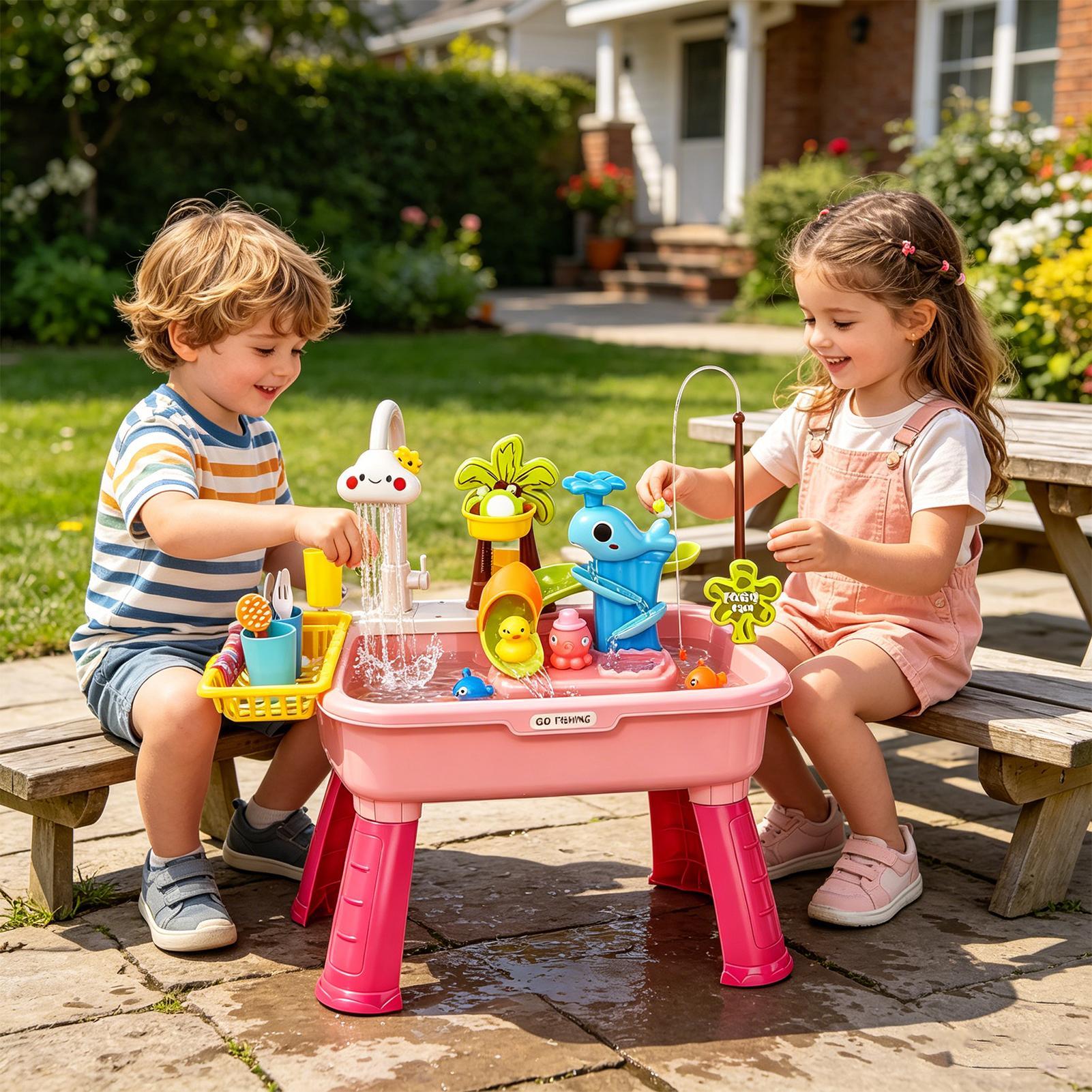 Kids Electric Play Sink with R - Kids Toys Kitchen review and price